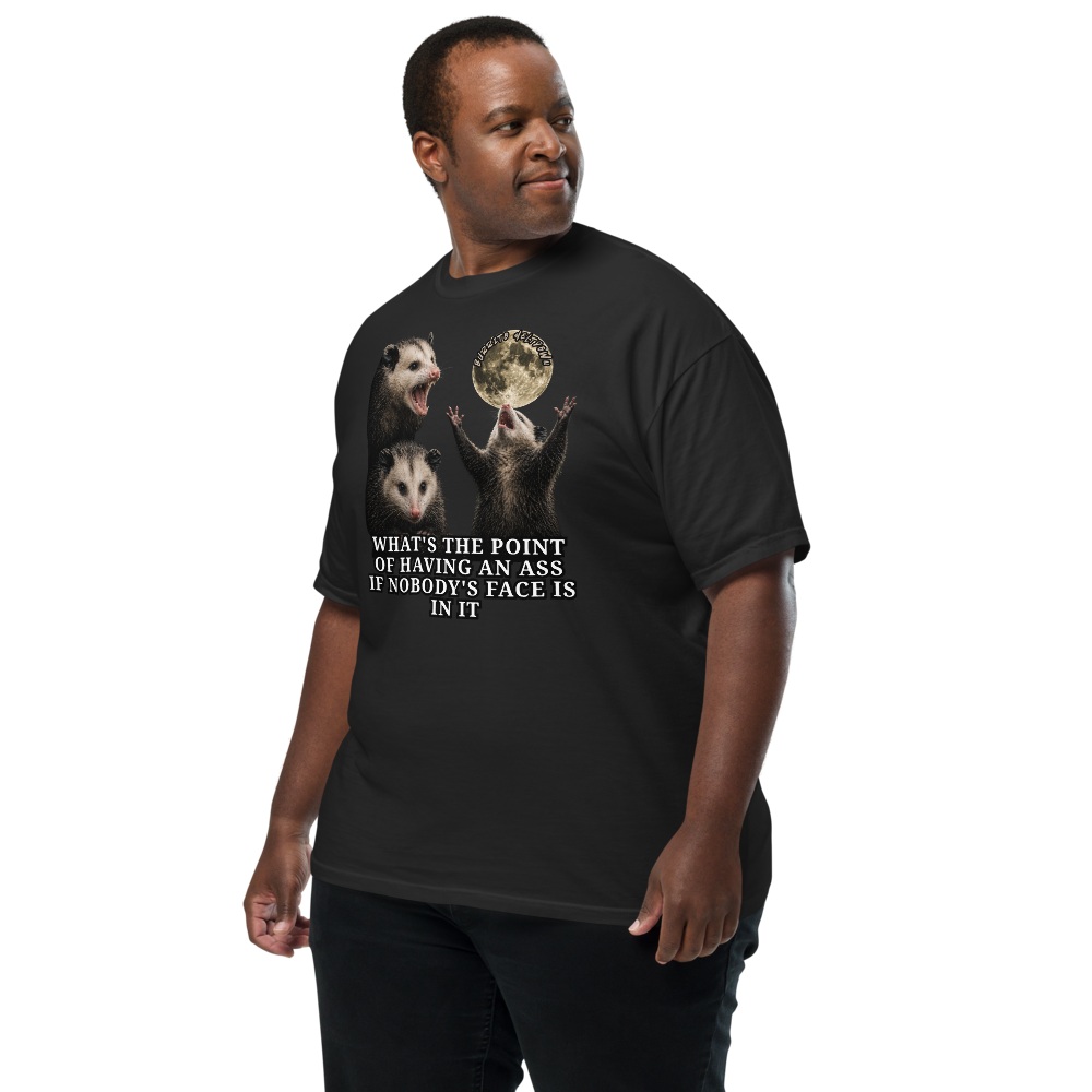 Nobody's Face Is In It – Possum Tee Mockup