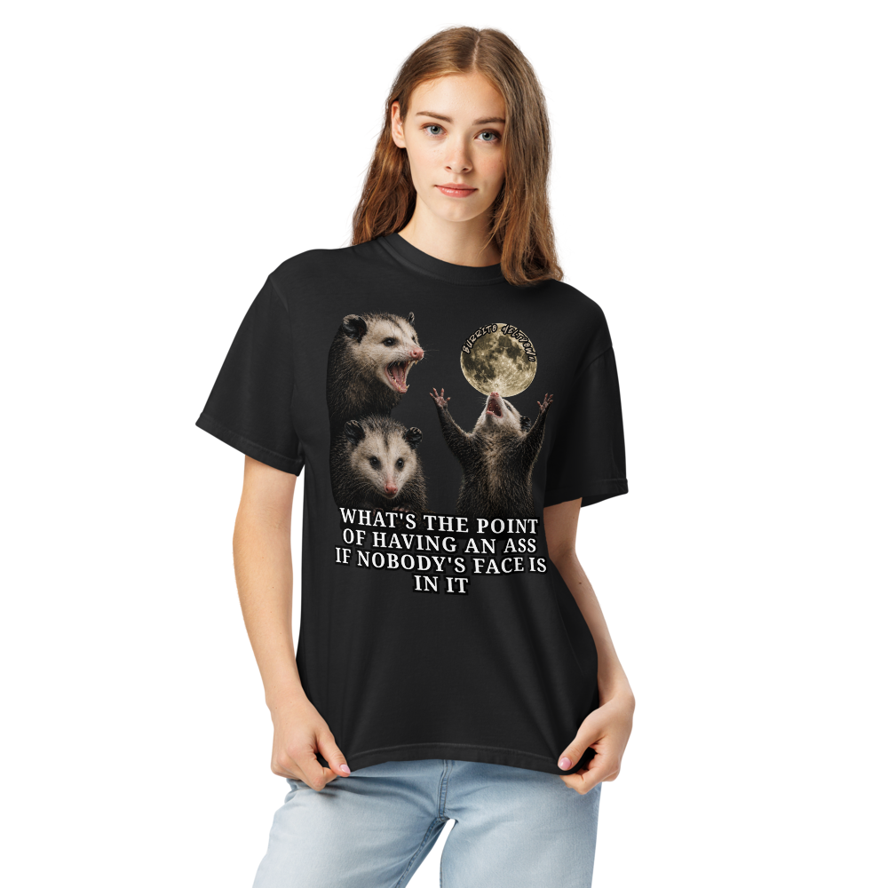 Nobody's Face Is In It – Possum Tee Mockup