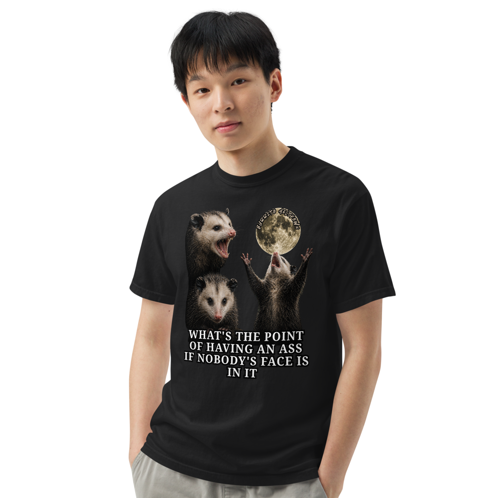 Nobody's Face Is In It – Possum Tee Mockup