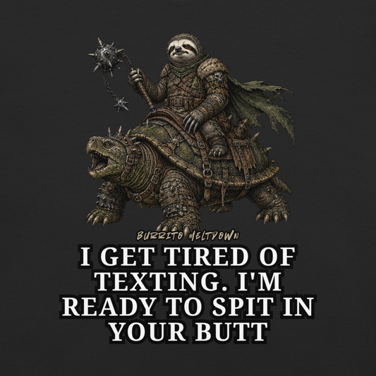 Ready To Spit In Your Butt – Sloth Tee Mockup