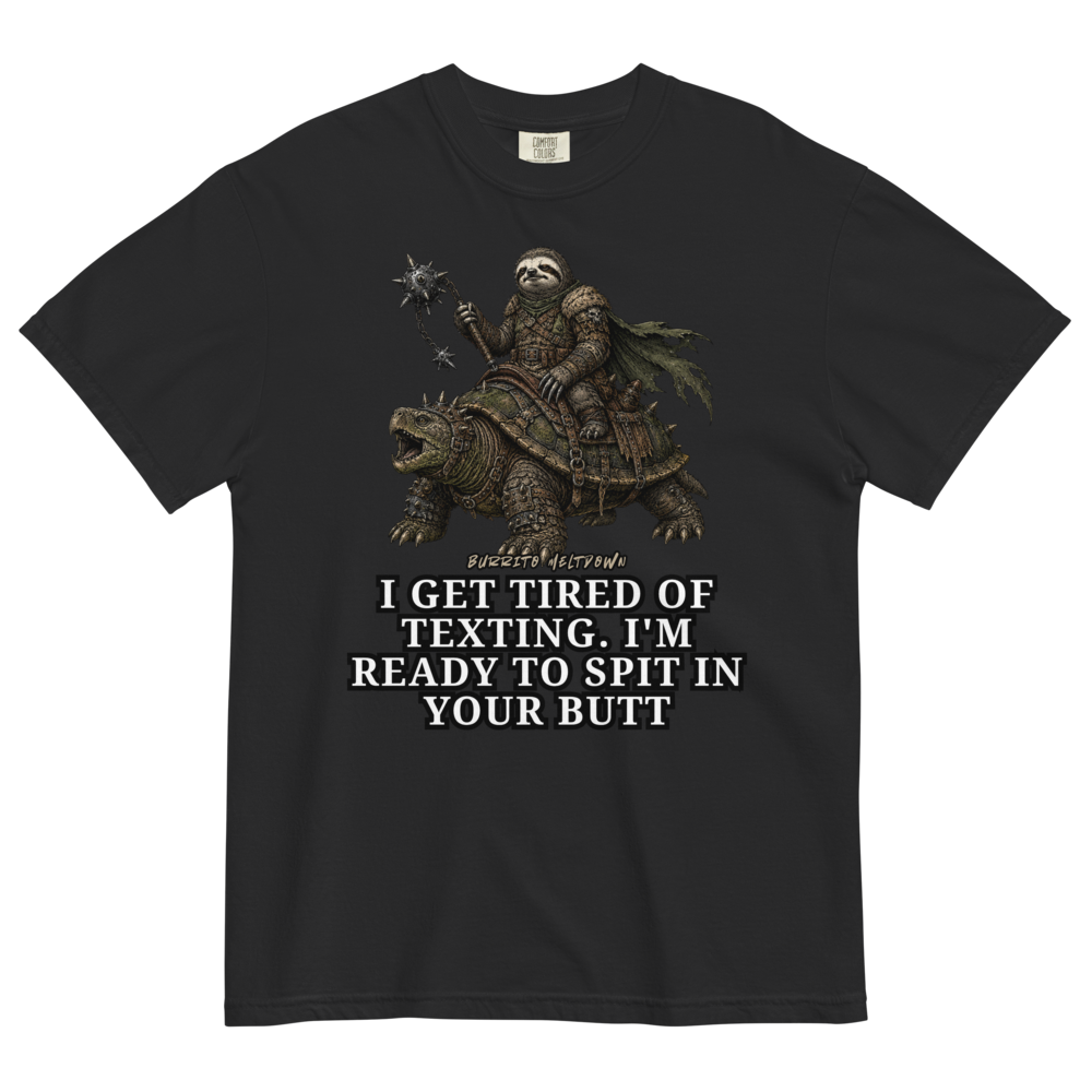Ready To Spit In Your Butt – Sloth Tee Mockup