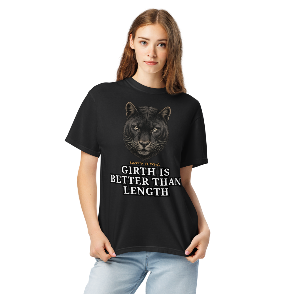 Girth Is Better Than Length – Panther Tee Mockup