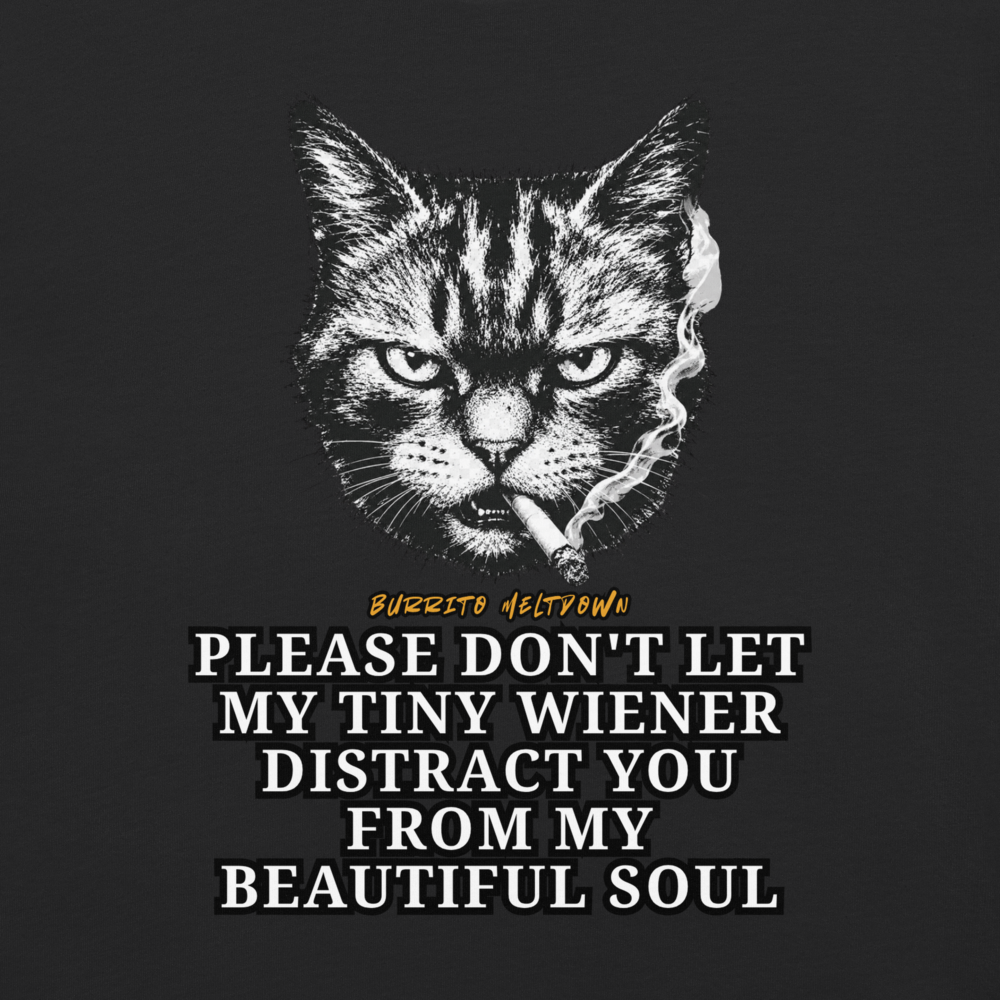 Distract You From My Soul – Cat Tee Mockup