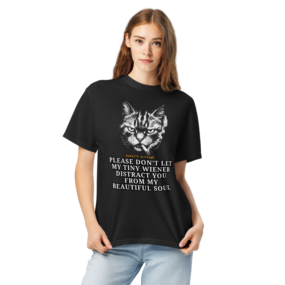 Distract You From My Soul – Cat Tee Mockup