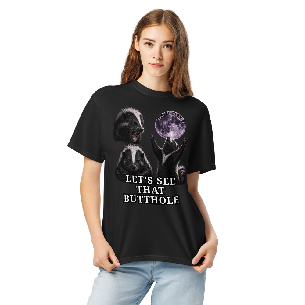 Let's See That Butthole – Skunk Tee Mockup