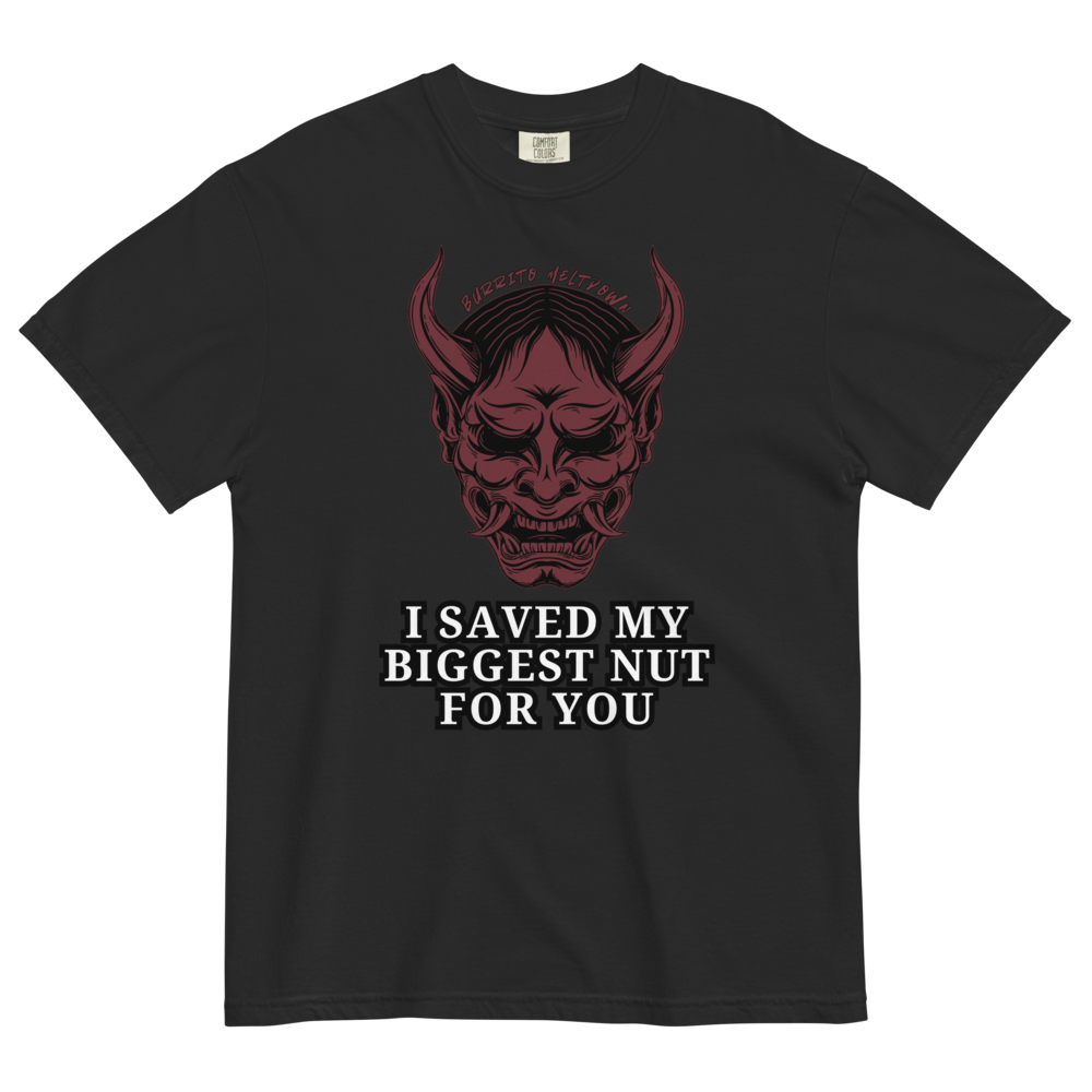Biggest Nut For You – Demon Skull Mask Tee Mockup