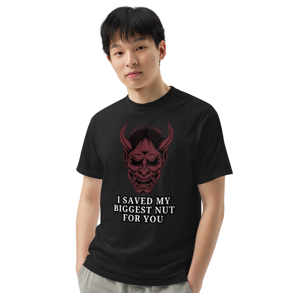 Biggest Nut For You – Demon Skull Mask Tee Mockup