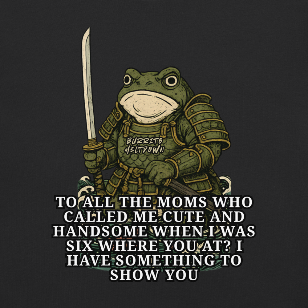 I Have Something To Show You – Samurai Frog Tee Mockup