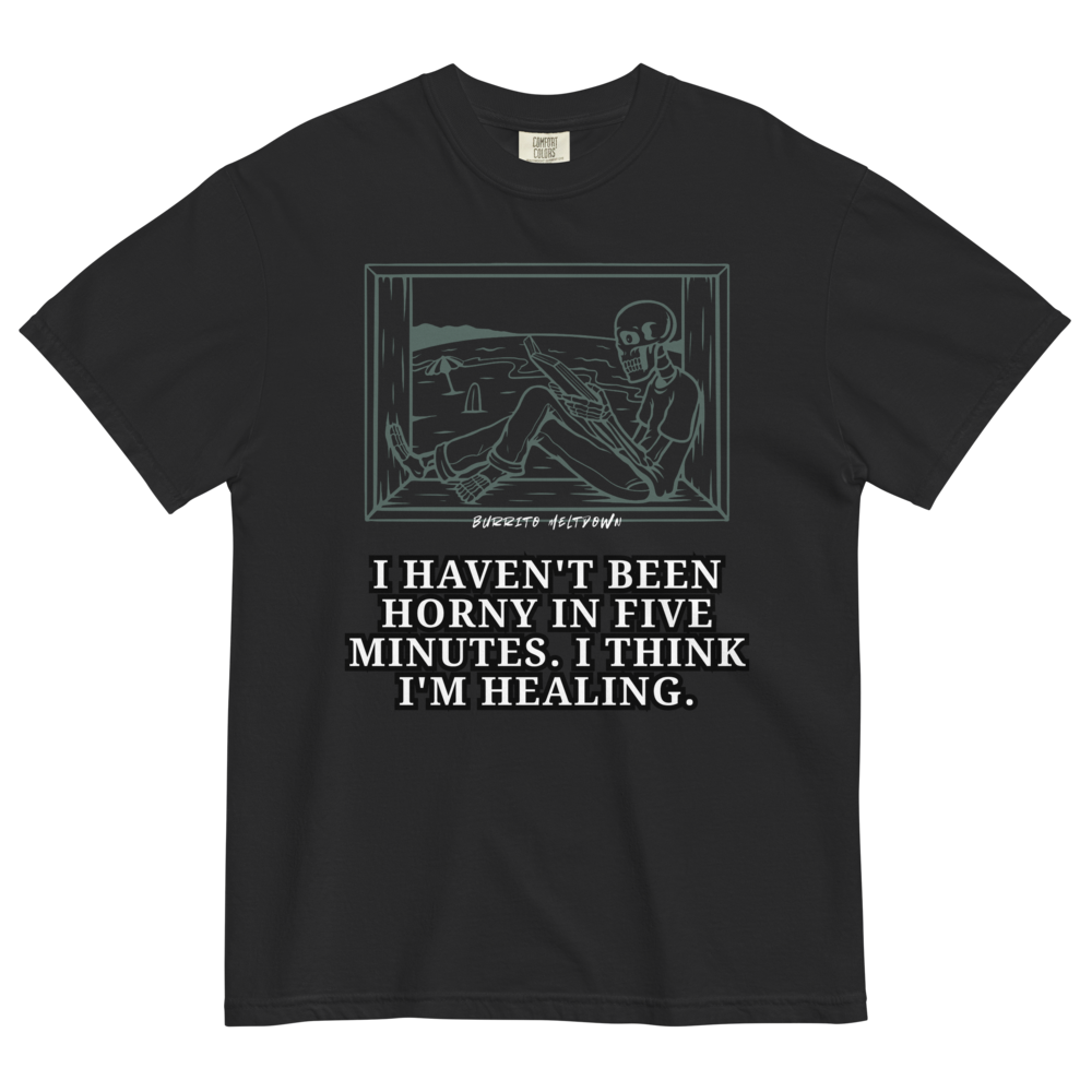 I Think I'm Healing – Skull Tee Mockup