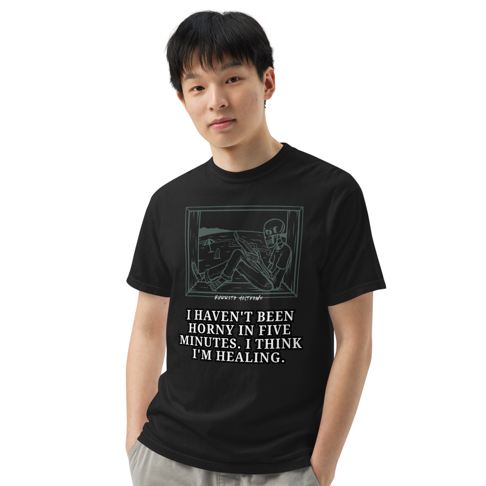 I Think I'm Healing – Skull Tee Mockup