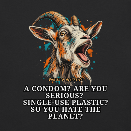 So You Hate The Planet - Splatter Goat Tee Mockup