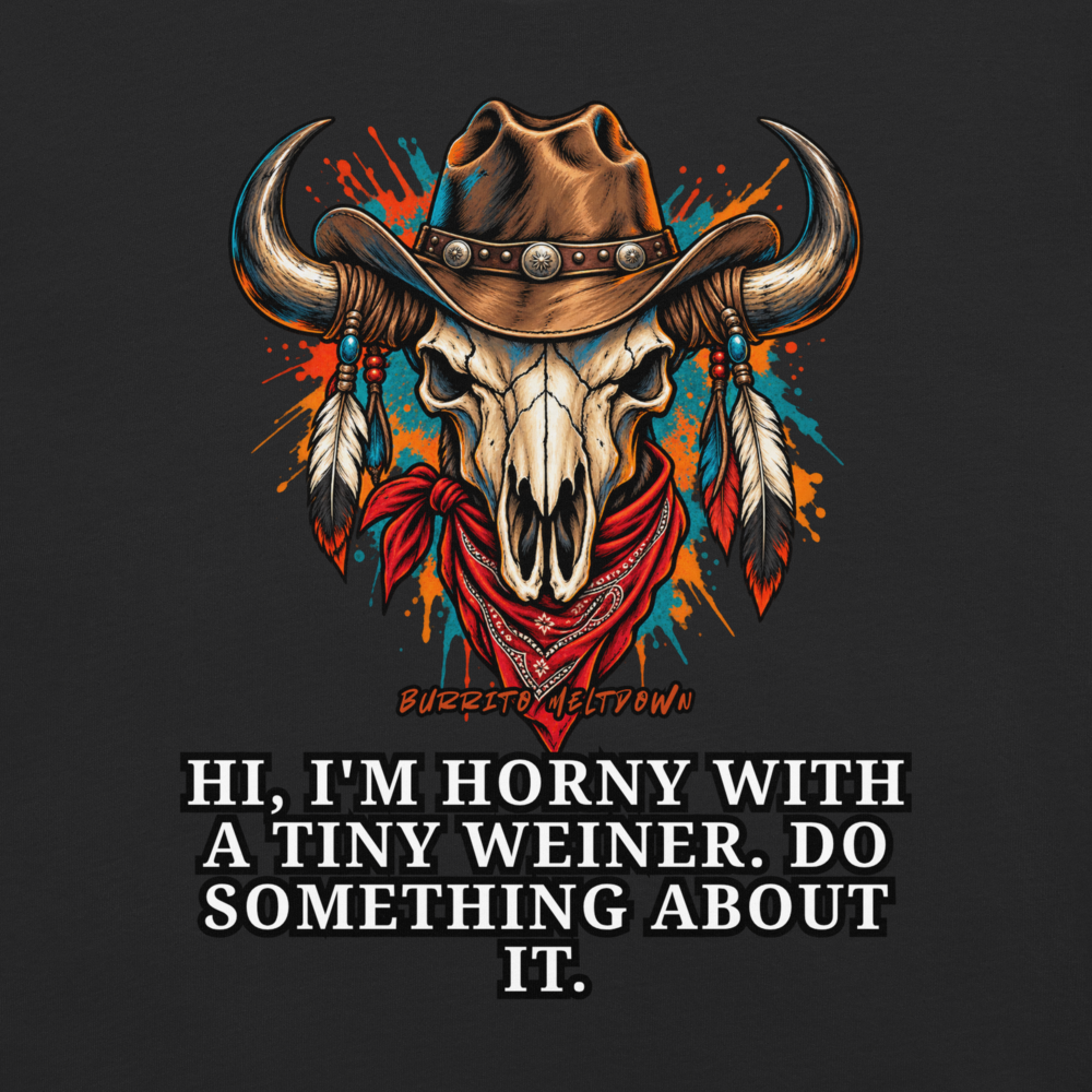 Do Something About It - Cowboy Skull Tee Mockup