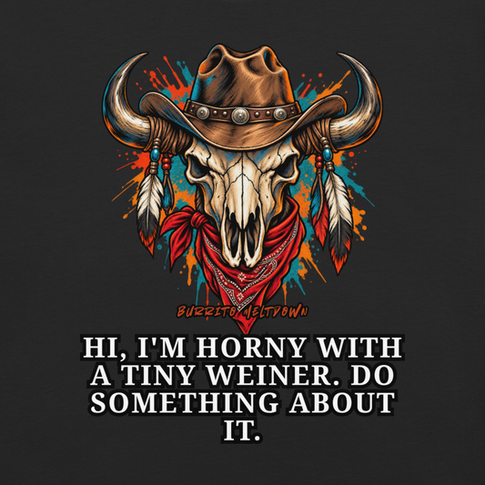 Do Something About It - Cowboy Skull Tee Mockup