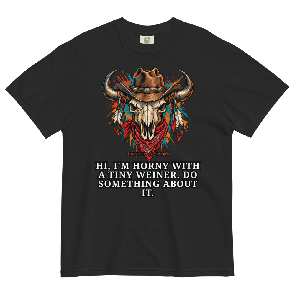 Do Something About It - Cowboy Skull Tee Mockup