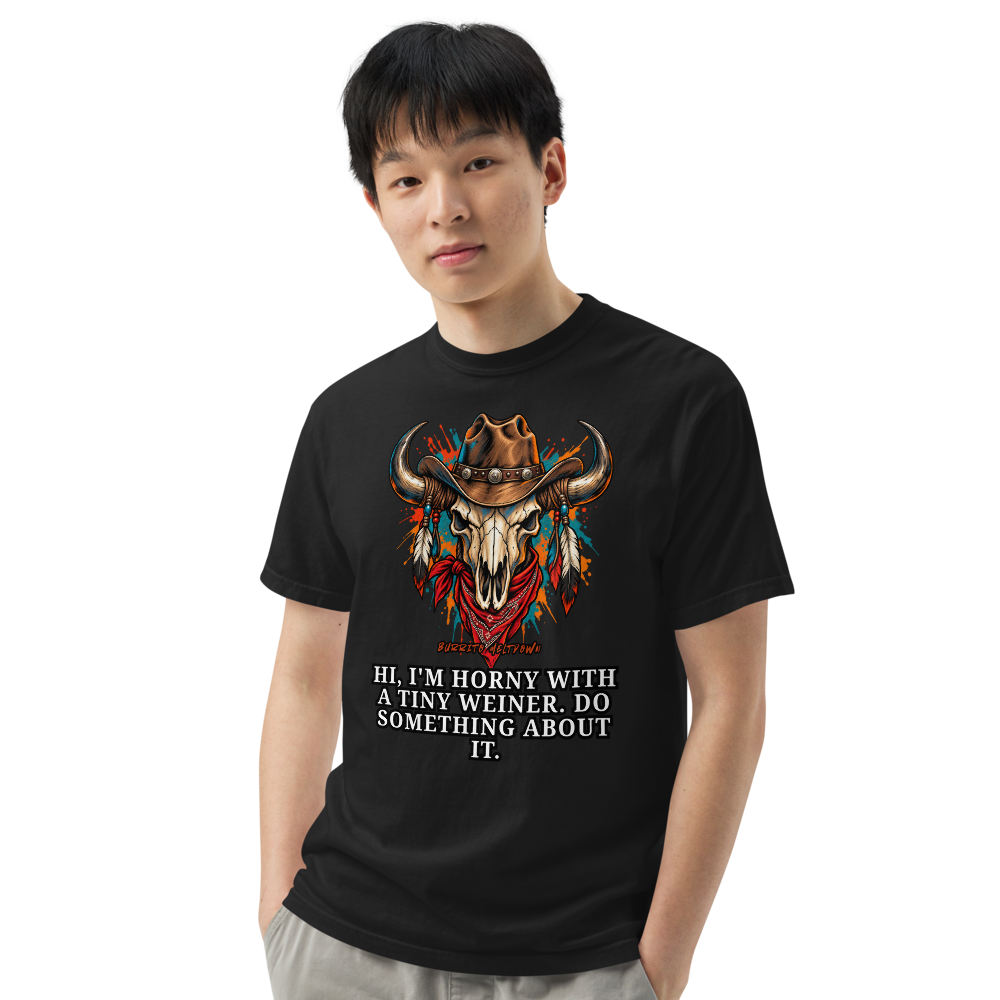 Do Something About It - Cowboy Skull Tee Mockup