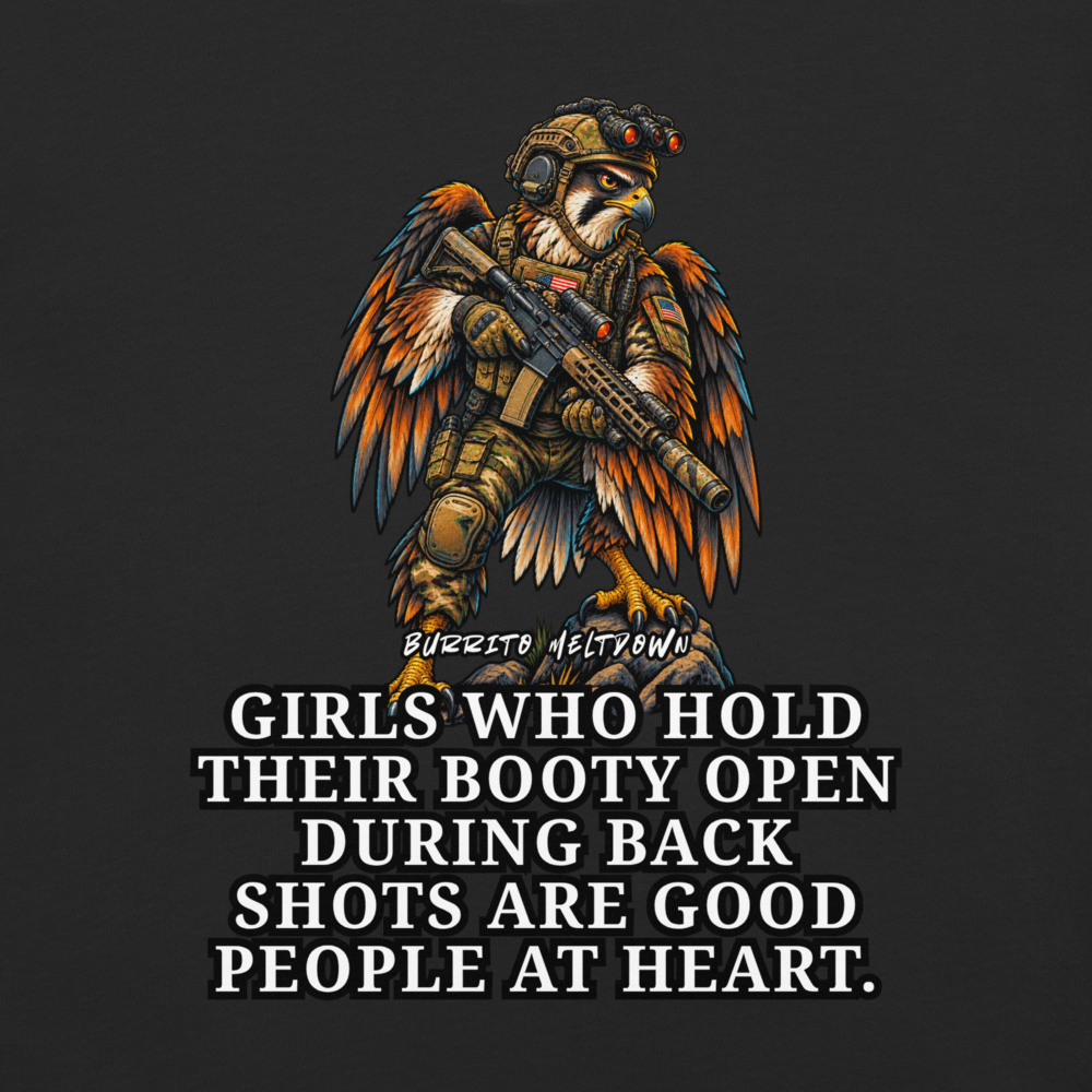 Good People At Heart - Tactical Hawk Tee Mockup