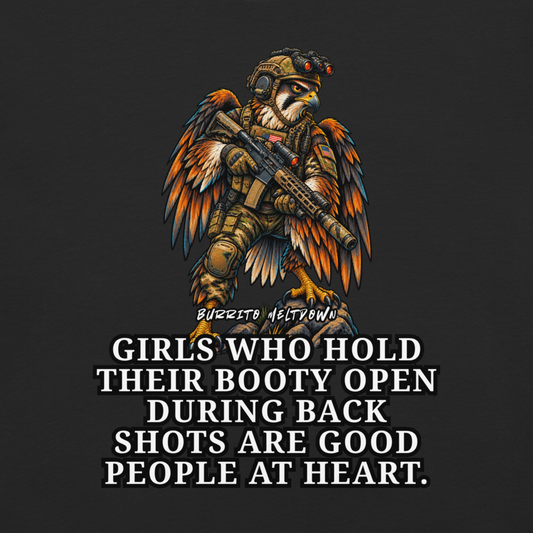 Good People At Heart - Tactical Hawk Tee Mockup