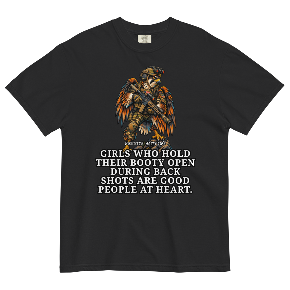 Good People At Heart - Tactical Hawk Tee Mockup