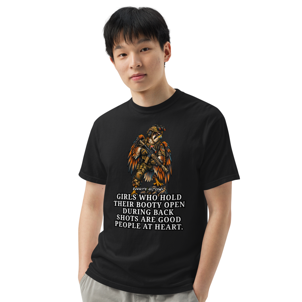 Good People At Heart - Tactical Hawk Tee Mockup