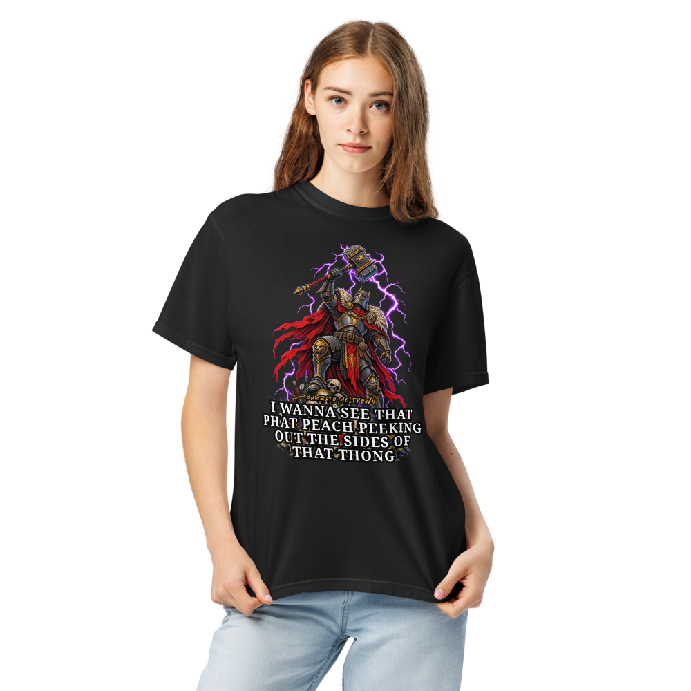 That Phat Peach Energy – Warhammer Knight Tee Mockup