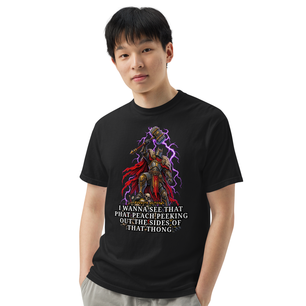 That Phat Peach Energy – Warhammer Knight Tee Mockup