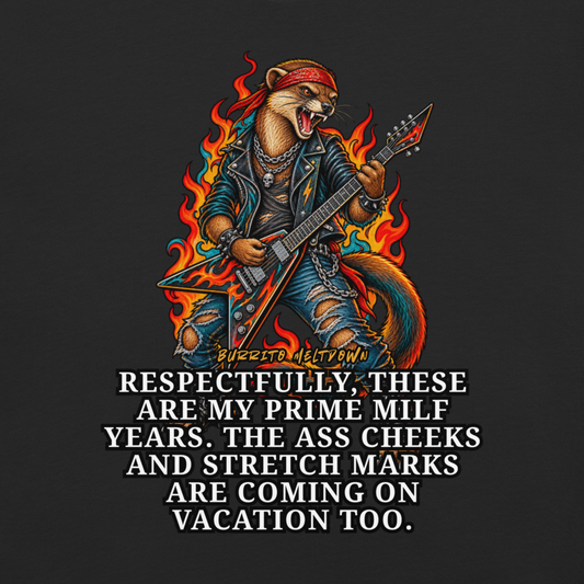 Prime MILF Years – Rockstar Ferret Tee Mockup