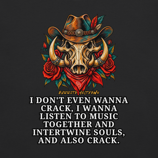 Intertwine Our Souls – Cowboy Bull Skull Tee Mockup