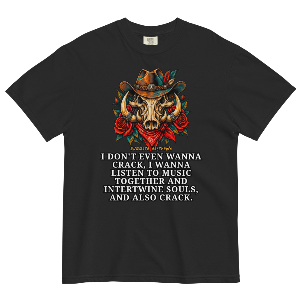 Intertwine Our Souls – Cowboy Bull Skull Tee Mockup