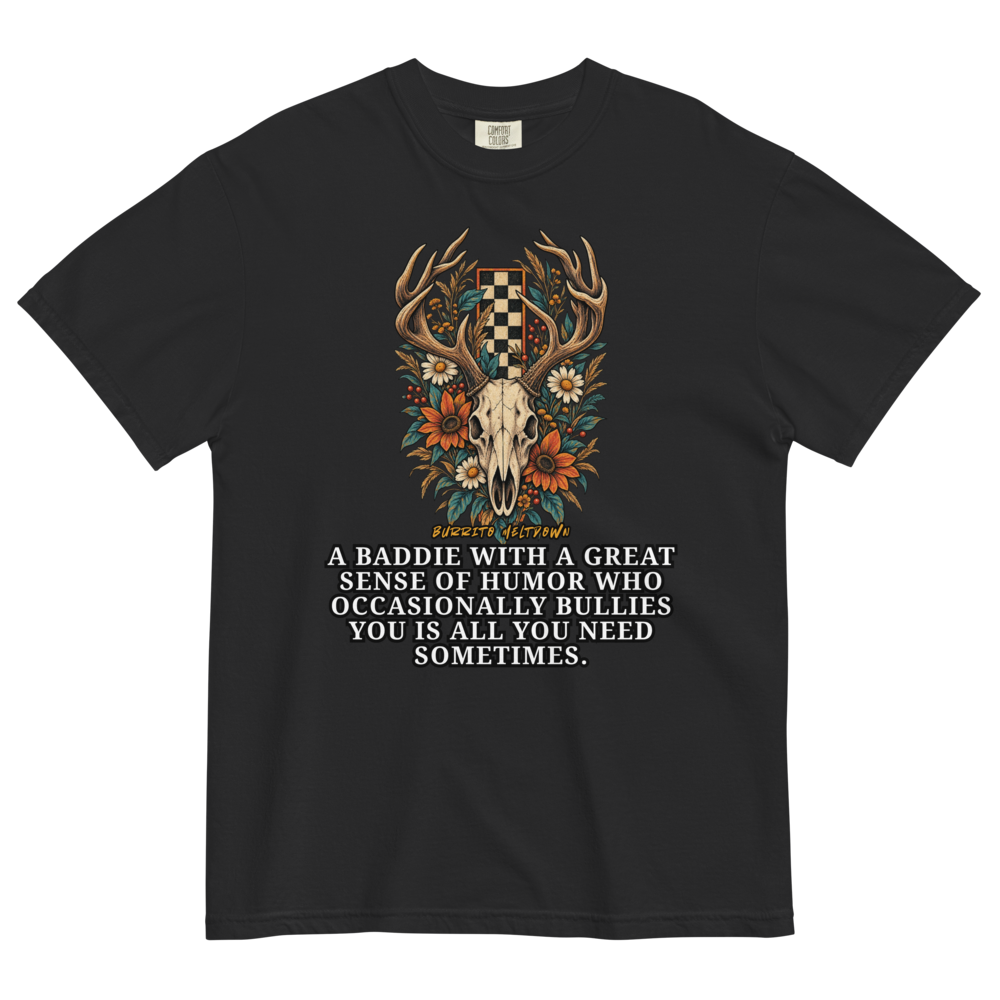 A Baddie Who Bullies You – Deer Skull Tee Mockup