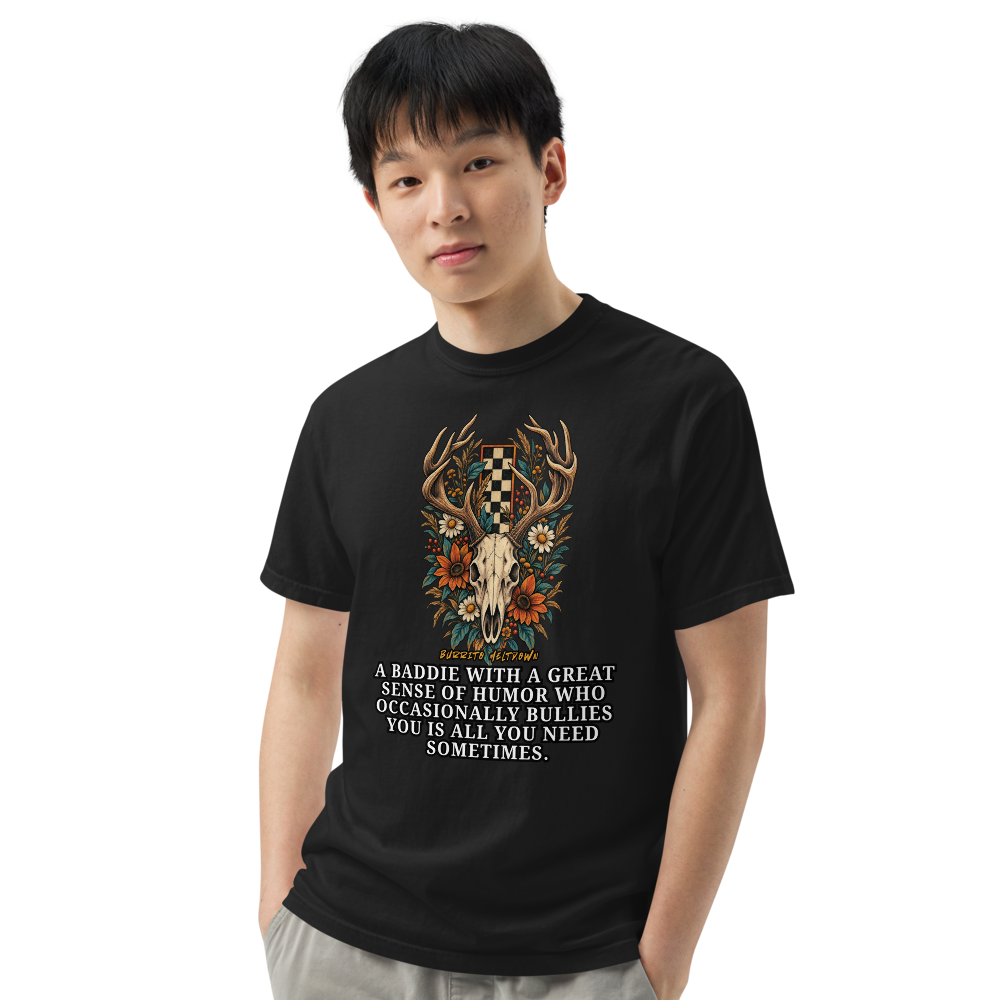 A Baddie Who Bullies You – Deer Skull Tee Mockup