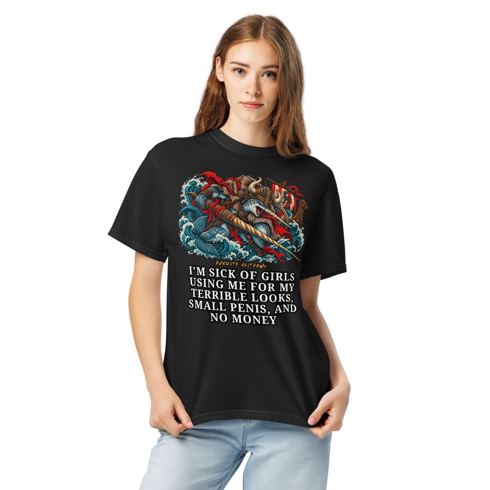 Terrible Looks And No Money – Viking Narwhal Tee Mockup