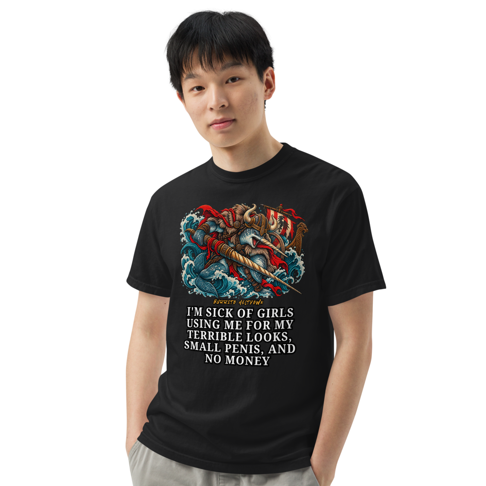 Terrible Looks And No Money – Viking Narwhal Tee Mockup