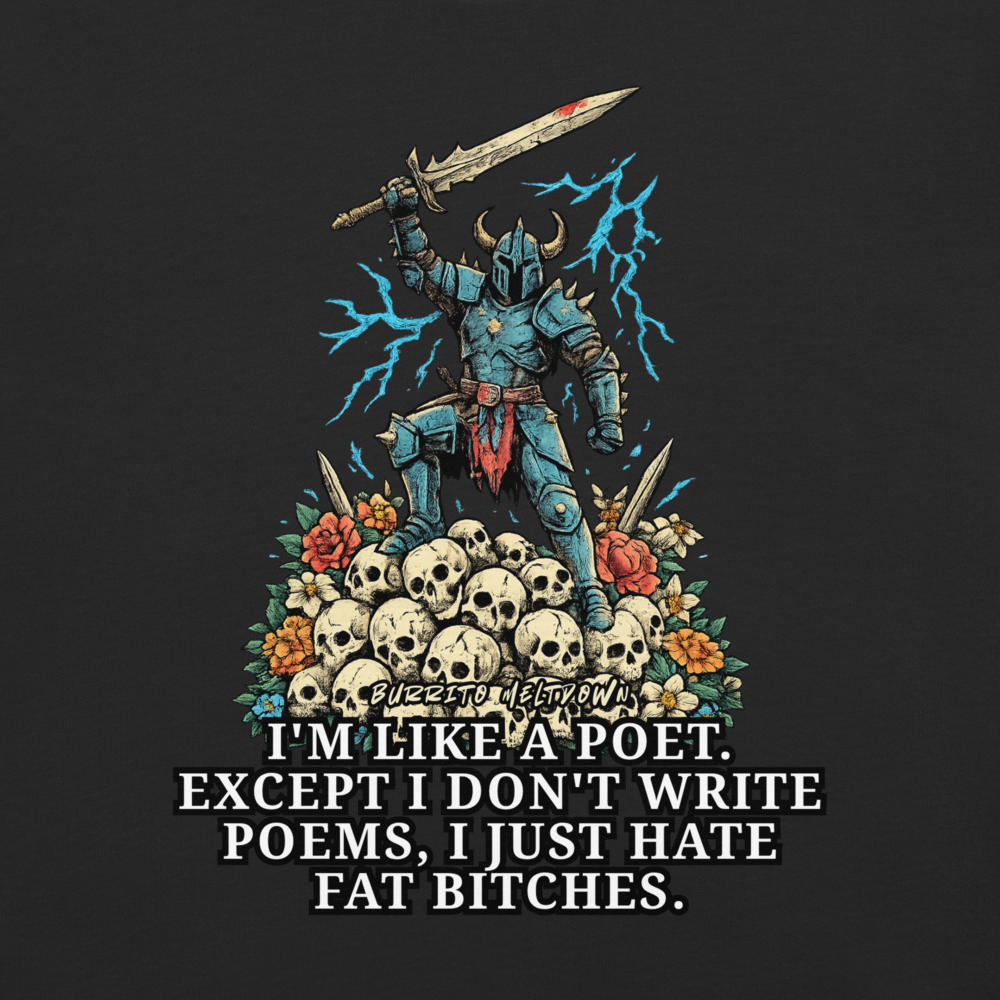Like A Poet – Skull Knight Tee Mockup