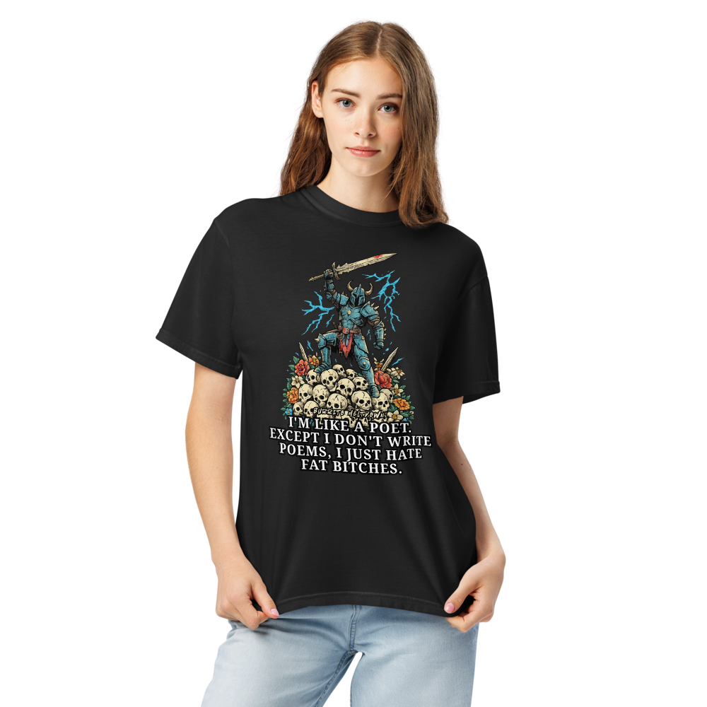 Like A Poet – Skull Knight Tee Mockup