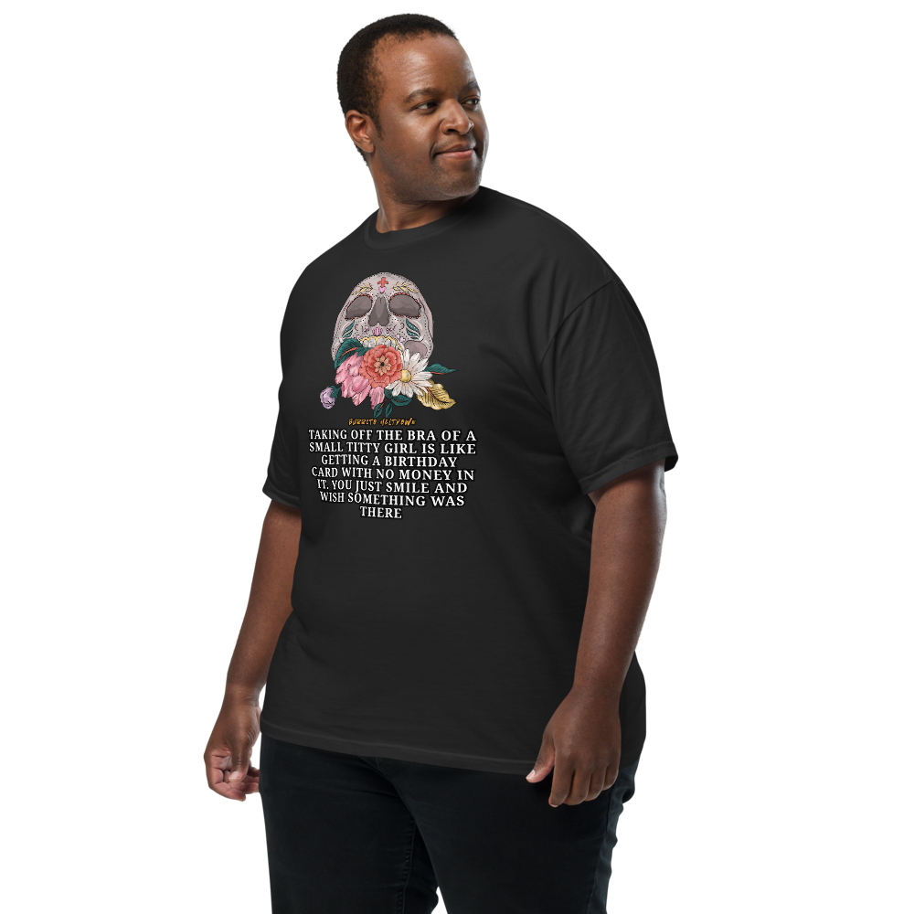 Birthday Card With No Money – Sugar Skull Tee Mockup