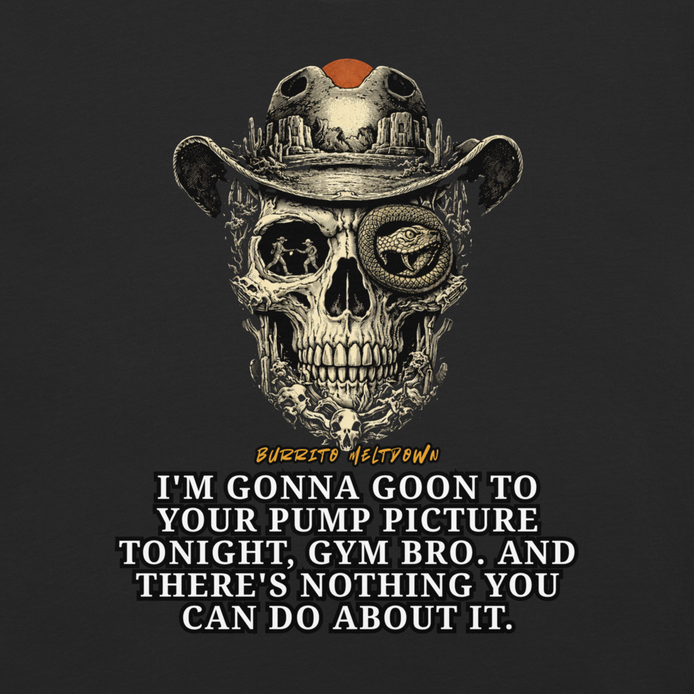 Nothing You Can Do About It – Cowboy Skull Tee Mockup