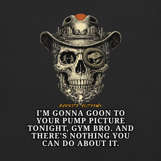Nothing You Can Do About It – Cowboy Skull Tee Mockup