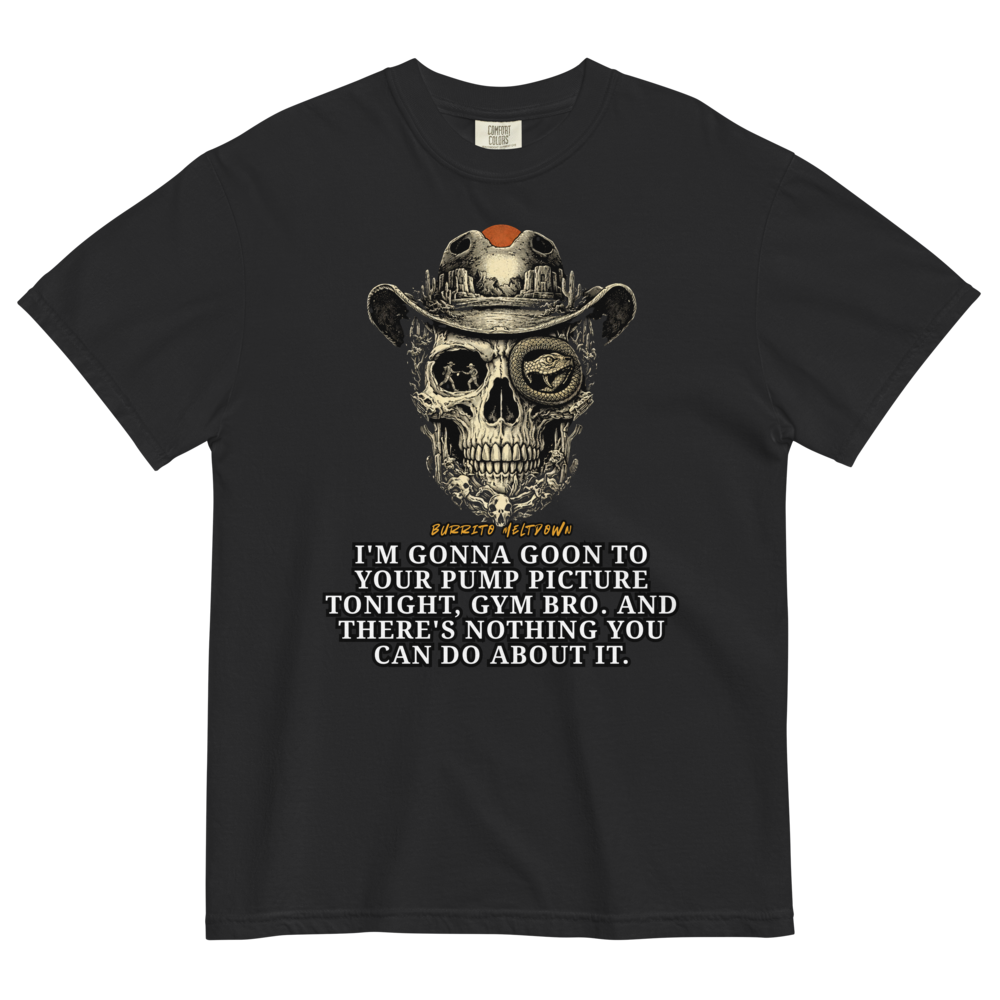 Nothing You Can Do About It – Cowboy Skull Tee Mockup