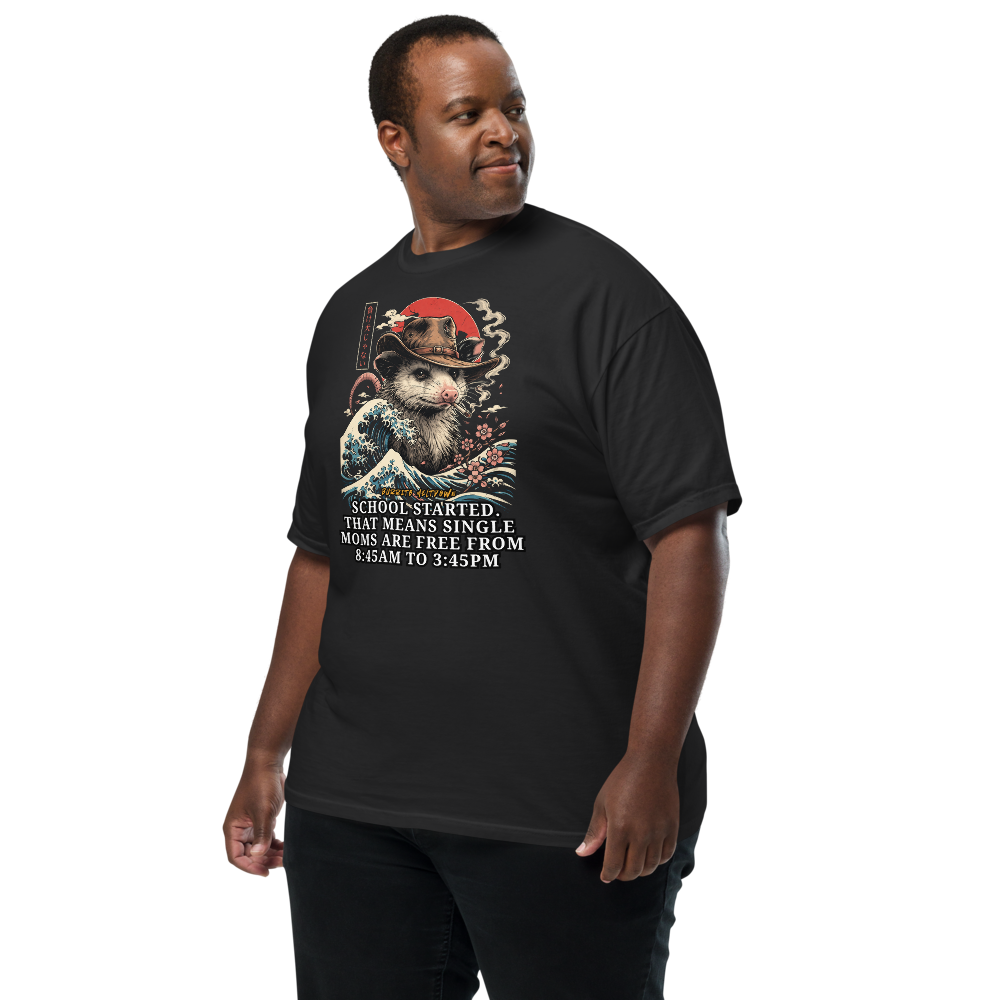 School Started – Cowboy Opossum Tee Mockup