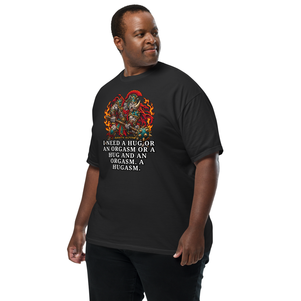 I Need A Hug – Rhino Gladiator Warrior Tee Mockup
