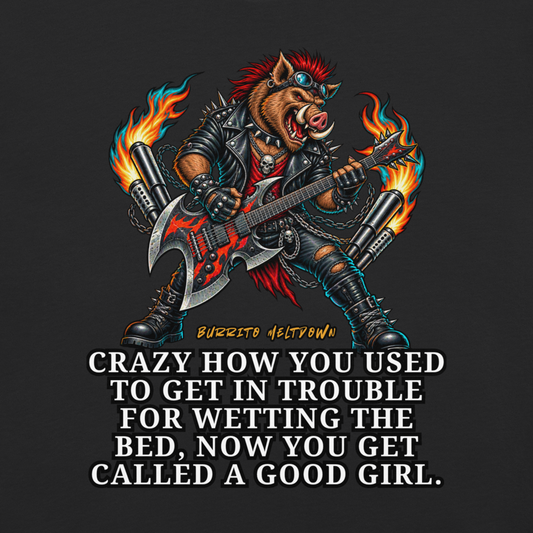 Called A Good Girl – Boar Viking Warrior Tee Mockup