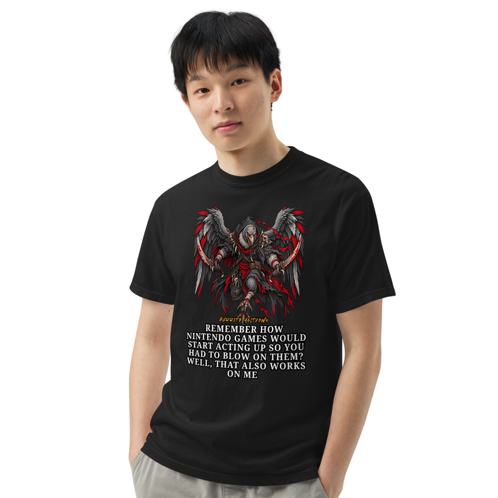 That Also Works On Me – Raven Reaper Skull Tee Mockup