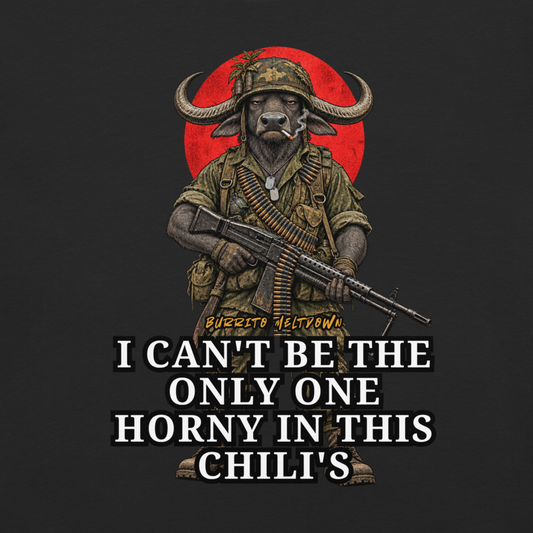 The Only One In This Chili's – Buffalo Soldier Warrior Tee Mockup
