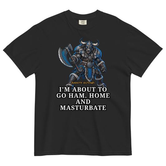 About To Go HAM – Wolf Viking Warrior Tee Mockup
