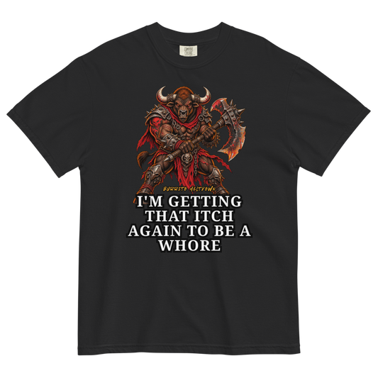 Getting That Itch Again – Demon Bull Warrior Tee Mockup