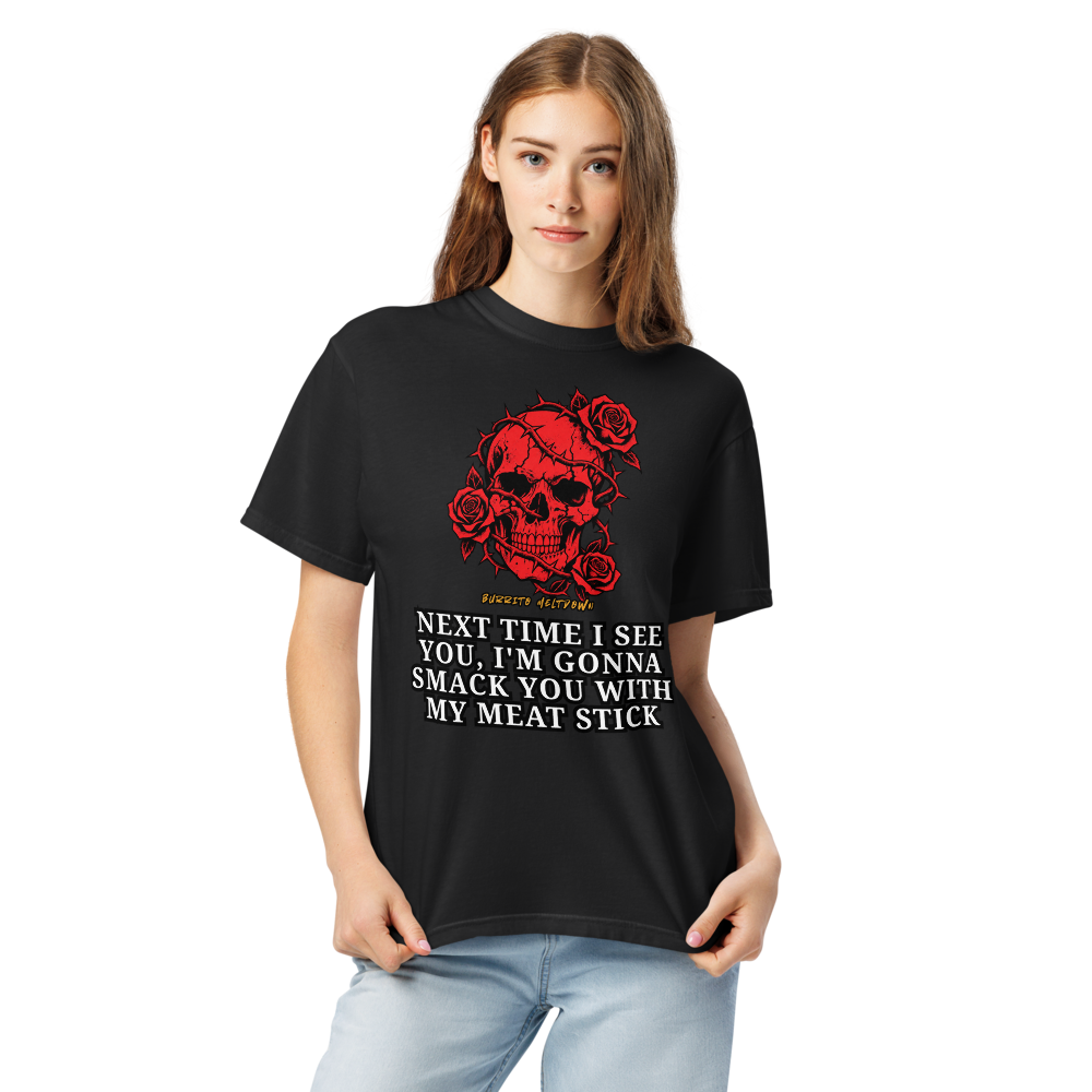 Next Time I See You – Rose Skull Tee Mockup