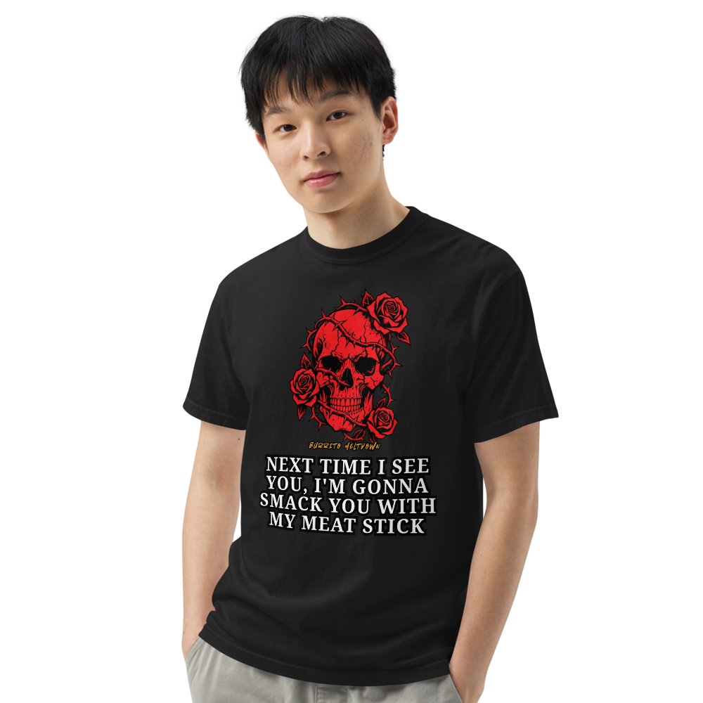 Next Time I See You – Rose Skull Tee Mockup