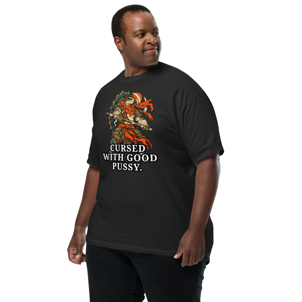 Cursed – Turtle Samurai Tee Mockup