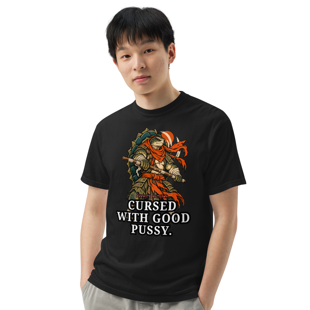 Cursed – Turtle Samurai Tee Mockup