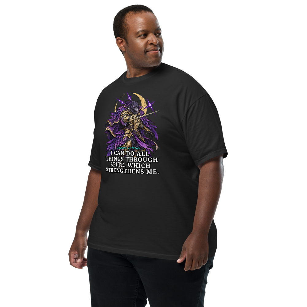 All Things Through Spite – Raven Warrior Tee Mockup